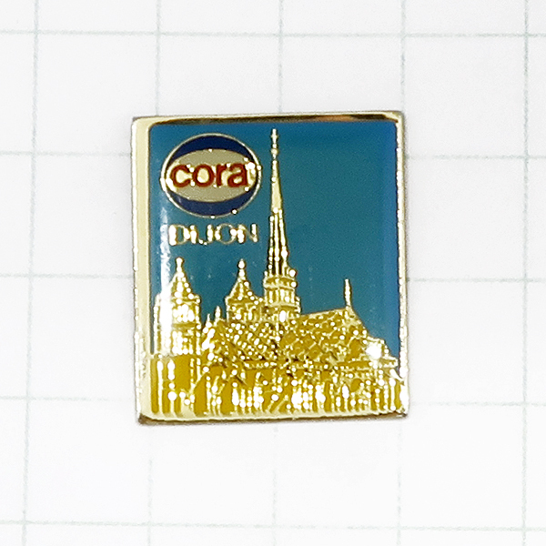 DKG★ PINS フランス ピンズ 雑貨 ピンバッチ ピンバッジ ピンバッヂ P723 cora DIJON コラ レストラン スーパー拍卖