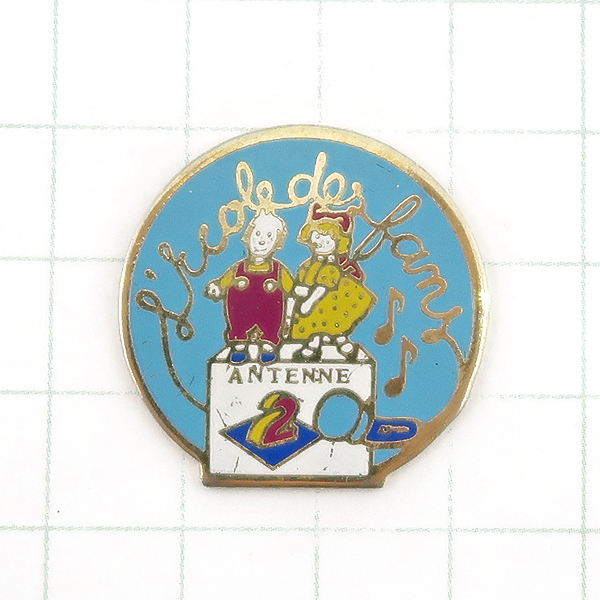 DKG★ PINS ピンズ ピンバッチ ピンバッジ ピンバッヂ フランスピンズ P1033 ANTENNE 2 フランス テレビ局拍卖