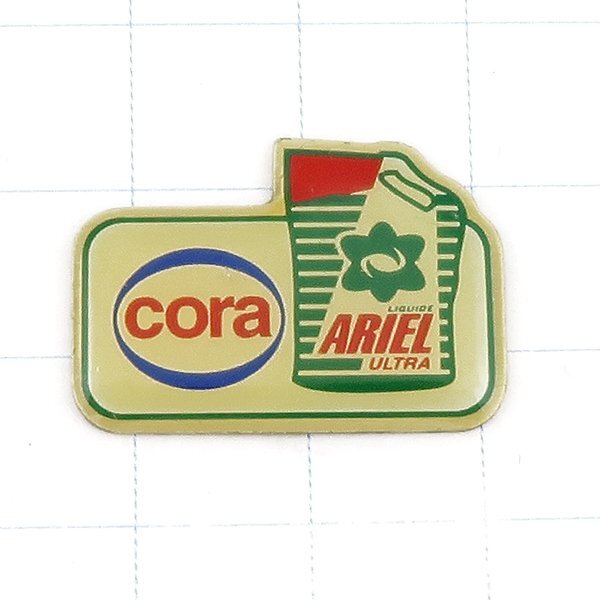 DKG★PINS ピンズ ピンバッチ ピンバッジ ピンバッヂ フランス P1780 cora コラ ARIEL ULTRA アリエル ウルトラ スーパーマーケット拍卖