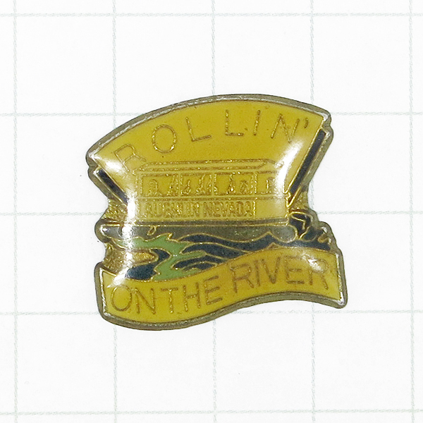 ★DKG★PINS ピンズ フランス 雑貨 ピンバッチ ピンバッジ ピンバッヂ P316 ローリン 船 水上バス ネバダ州 ラフリン拍卖