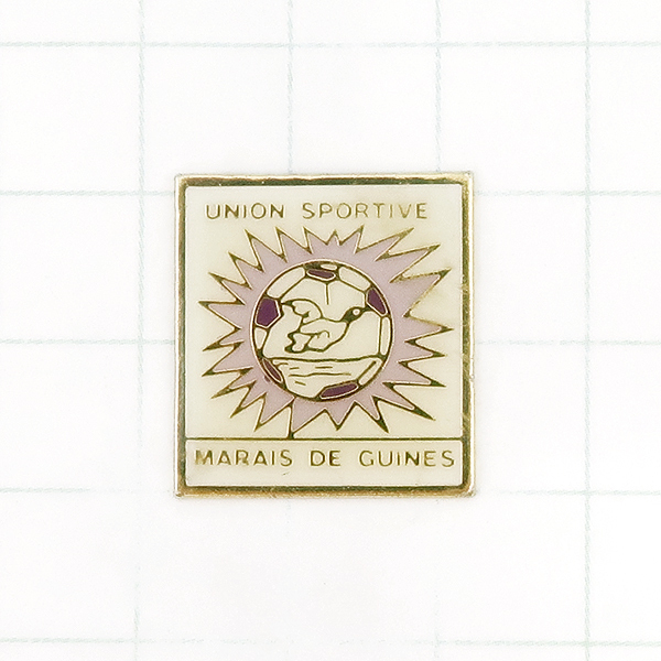 DKG★PINS ピンズ ピンバッチ ピンバッジ ピンバッヂ P1363 UNION SPORTIVE MARAIS DE GUINES ユニオン・スポルティヴ マレ・ド・ギネ拍卖