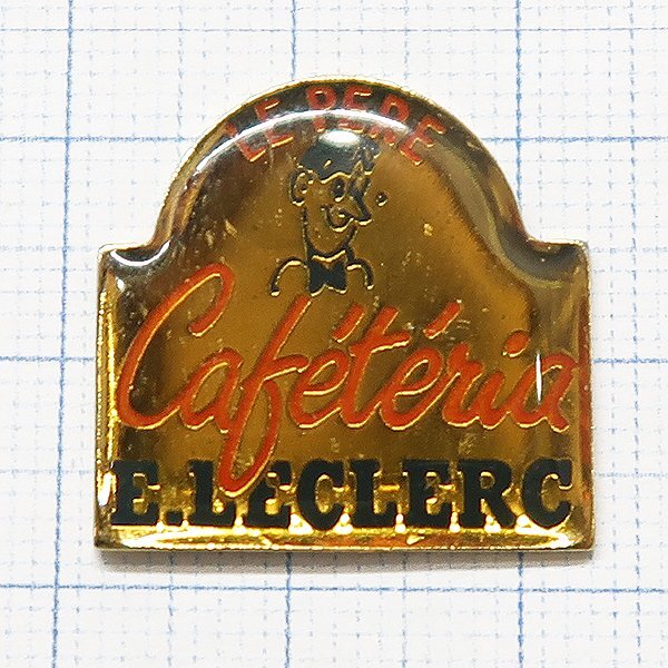 DKG P3105★ PINS ピンズ ピンバッチ ピンバッジ ピンバッヂ Cafeteria E.LECLERC LE PERE カフェテリア E・ルクレール 父 ル・ペール拍卖