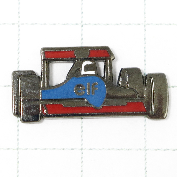 DKG★PINS ピンズ フランス 雑貨 ピンバッチ ピンバッジ ピンバッヂ P376 eLF エルフ Elf Aquitaine レーシンガカー F1 車 自動車 石油拍卖