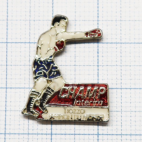 DKG P3425★ PINS ピンズ ピンバッチ ピンバッジ ピンバッヂ CHAMP 暫定 世界 チャンピオン TIOZZO ティオゾ ボクシング選手 ボクサー拍卖
