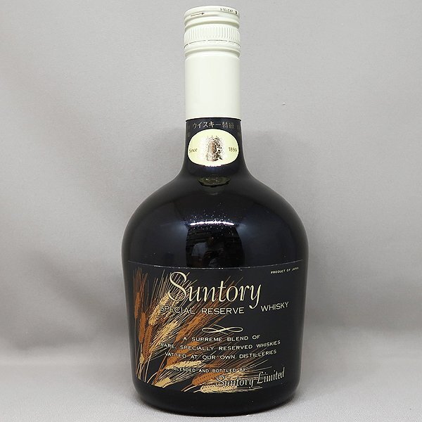 DKG★ 古酒 特級 従価 サントリー ウィスキー スペシャル リザーブ ウィスキー特級 SUNTORY RESERVE WHISKY 760ml 旧ボトル 麦穂ラベル拍卖
