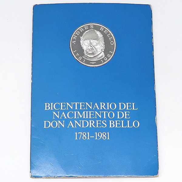 DKG★送料無料 coin652★外国古銭 ベネズエラ 1981 アンドレス ベロ 100ボリバル 銀貨 ANDRES BELLO 1981年 貨幣 シルバー コイン プルーフ拍卖