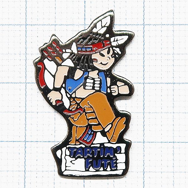 DKG P3188★ PINS ピンズ ピンバッチ ピンバッジ ピンバッヂ TARTIN' FUTE タルティンフーテ インディアン TARTIN FUTE拍卖