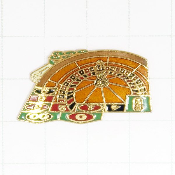 ★DKG★ PINS ピンズ フランス 雑貨 ピンバッチ ピンバッジ ピンバッヂ P638 ルーレット カジノ roulette casino カジノゲーム ゲーム拍卖