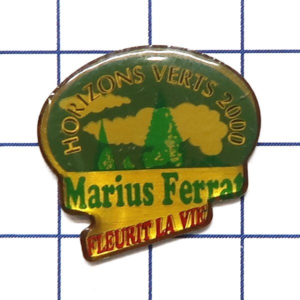 DKG★ PINS ピンズ ピンバッチ ピンバッジ ピンバッヂ P2690 Marius Ferrat HORIZONS VERTS 2000拍卖
