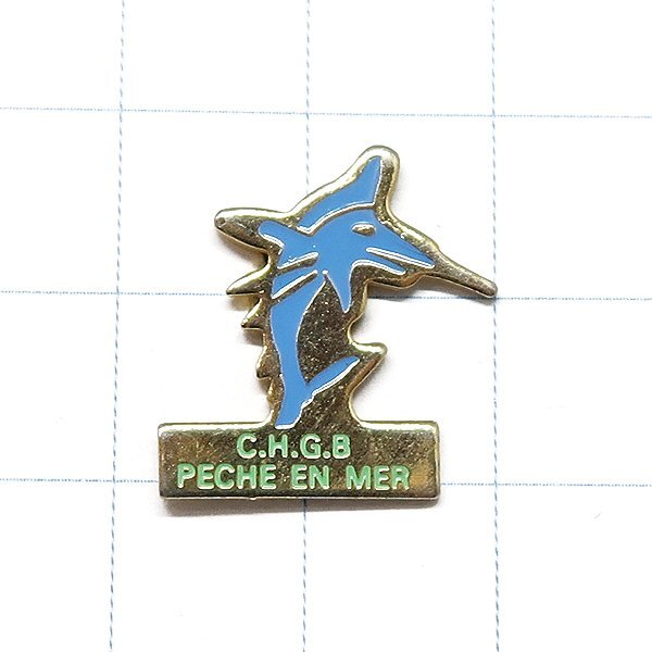 DKG★ PINS ピンズ ピンバッチ ピンバッジ ピンバッヂ P1997 C.H.G.B PECHE EN MER カジキ 海釣り  マグロ カジキマグロ拍卖