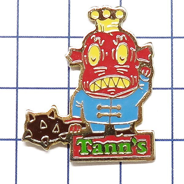 DKG★ PINS ピンズ ピンバッチ ピンバッジ ピンバッヂ P2503 Tann's タンズ 怪物 鬼 王冠 金棒 アメリカンモンスターズ拍卖