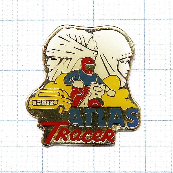 DKG P3268★ PINS ピンズ ピンバッチ ピンバッジ ピンバッヂ アトラス トレーサー ATLAS Tracer バイク 車 アラブ ラリー拍卖