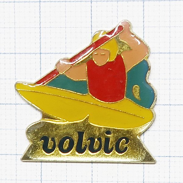 DKG P3190★ PINS ピンズ ピンバッチ ピンバッジ ピンバッヂ volvic ボルヴィック 水 マリンスポーツ カヌー ミネラルウォーター拍卖