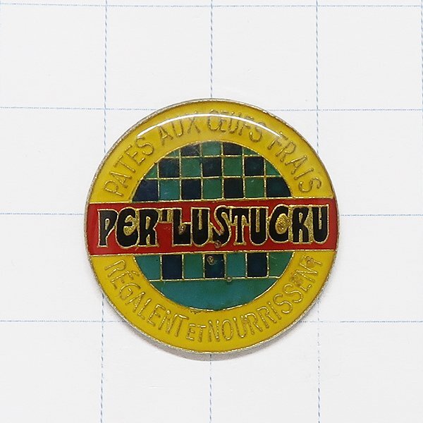 DKG★ PINS ピンズ ピンバッチ ピンバッジ ピンバッヂ P1864 PER'LUSTUCRU リュスチュクリュ パスタ PER LUSTUCRU 拍卖