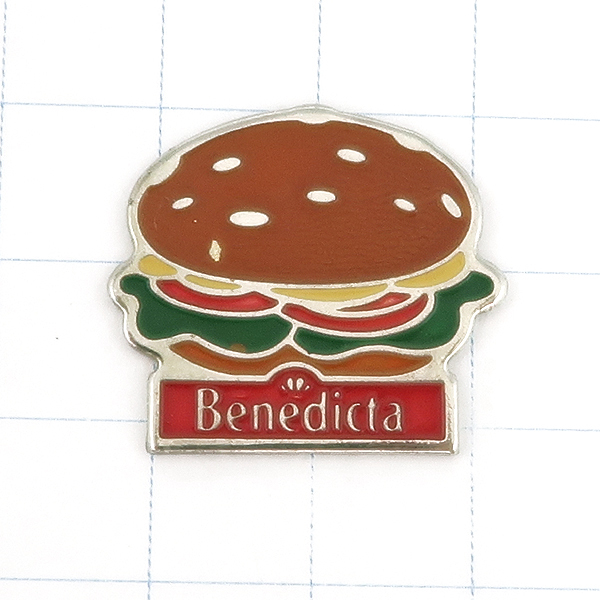 DKG★ PINS ピンズ ピンバッチ ピンバッジ ピンバッヂ フランス P1626 Benedicta マヨネーズ ベネディクタ ハンバーガー拍卖