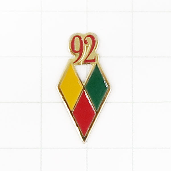 DKG★ PINS ピンズ フランス 雑貨 ピンバッチ ピンバッジ ピンバッヂ P746 92 イエロー 黄 グリーン 緑 レッド 赤拍卖