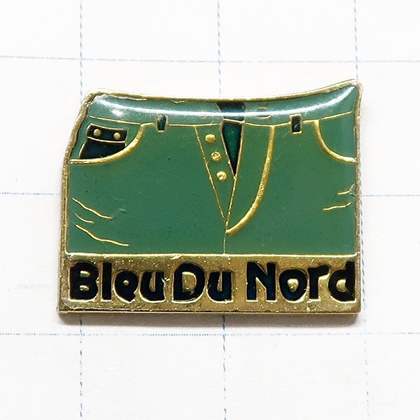 DKG★ PINS ピンズ ピンバッチ ピンバッジ ピンバッヂ P2103 Bleu Du Nord ブルー デュ ノール デニム ブルードノール ジーパン拍卖