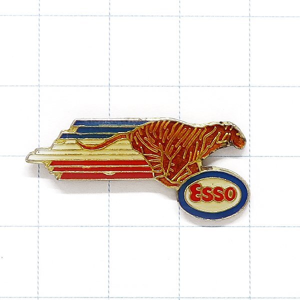 DKG★ PINS ピンズ ピンバッチ ピンバッジ ピンバッヂ P1901 Esso エッソ 虎 タイガー エッソタイガー essoタイガー拍卖