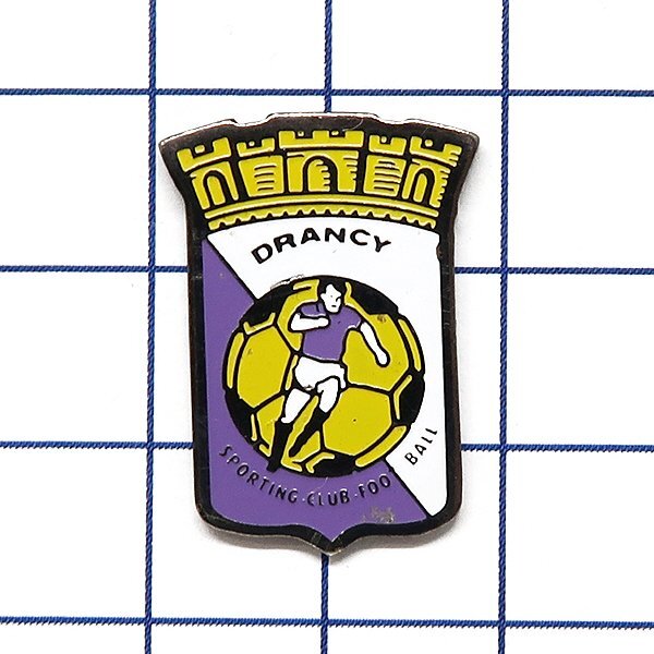 DKG★ PINS ピンズ ピンバッチ ピンバッジ ピンバッヂ P2651 DRANCY SPORTING CLUB FOO BALL ドランシー サッカー スポーツクラブ拍卖