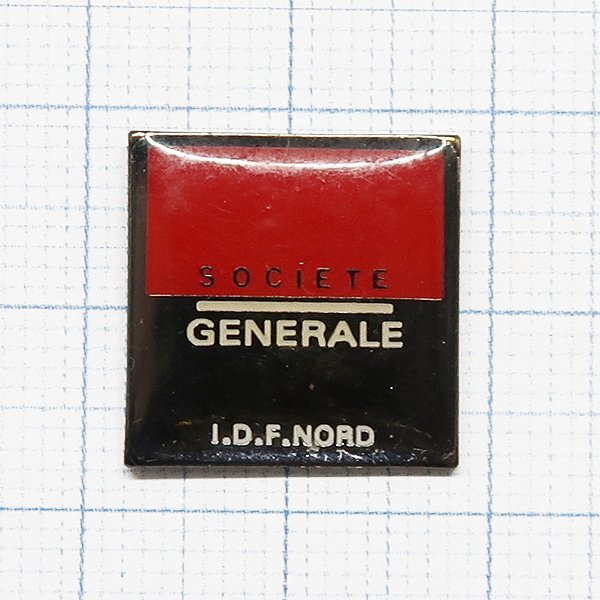 DKG★ PINS ピンズ ピンバッチ ピンバッジ ピンバッヂ P2819 SOCIETE GENERALE I.D.F.NORD ソシエテジェネラル ソシエテ・ジェネラル拍卖