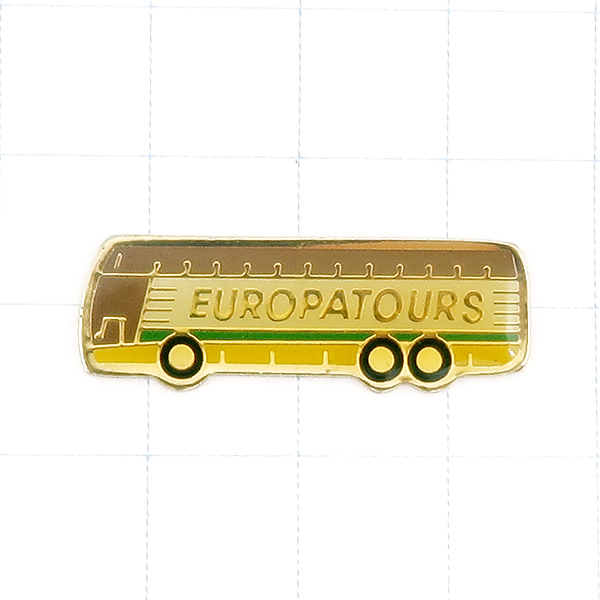 DKG★ PINS ピンズ ピンバッチ ピンバッジ ピンバッヂ フランス P1488 EUROPATOURS バス EURO PATOURS ユーロパトロール拍卖