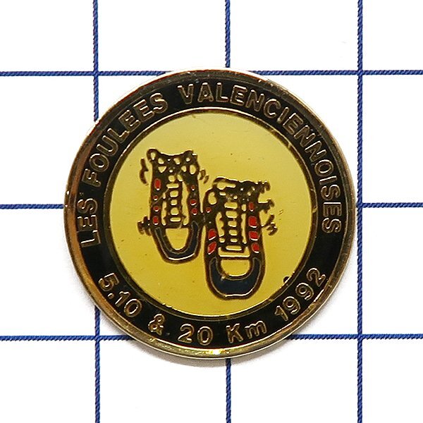 DKG★ PINS ピンズ ピンバッチ ピンバッジ ピンバッヂ P2648 LES FOULEES VALENCIENNOISESレ フーレ ヴァランシエンノワーズ マラソン拍卖