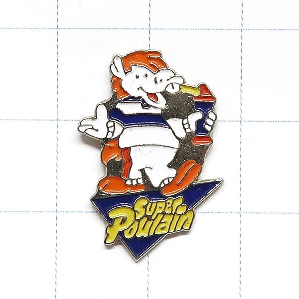 DKG★ PINS ピンズ ピンバッチ ピンバッジ ピンバッヂ P2138 プーラン Super Poulain チョコレート 馬拍卖