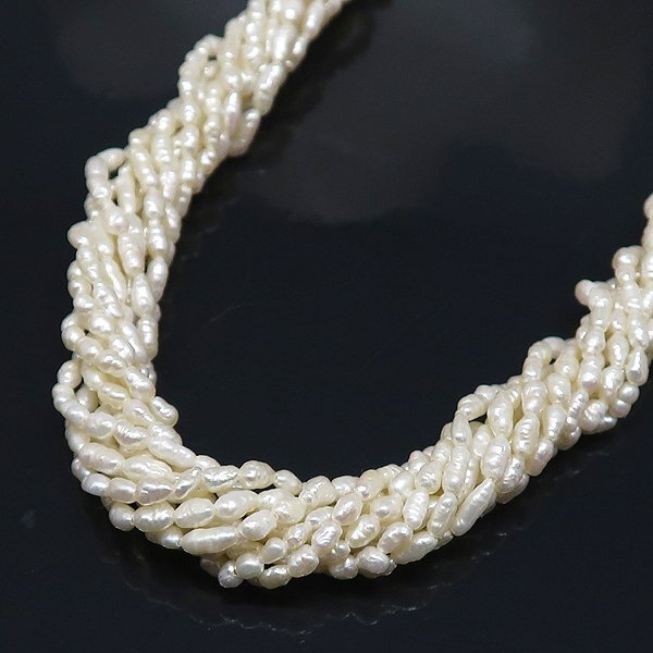 DKG★送料無料 PNC34★ 真珠 ケシパール 10連 パール ネックレス 真珠連 約63cm ケシパールネックレス パールネックレス拍卖