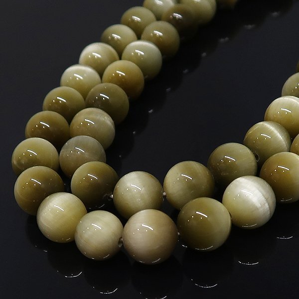 DKG★送料無料 BNS1★ 美品 ゴールドタイガーアイ 2連ネックレス ゴールデン タイガーズアイ タイガーアイ 天然石 ネックレス拍卖