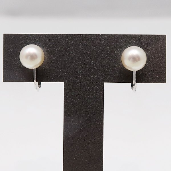 DKG★送料無料 BVA463 ★ 美品 スターリングシルバー STERLING SILVER 925 シルバー パール 真珠 イヤリング SV925 パールイヤリング拍卖