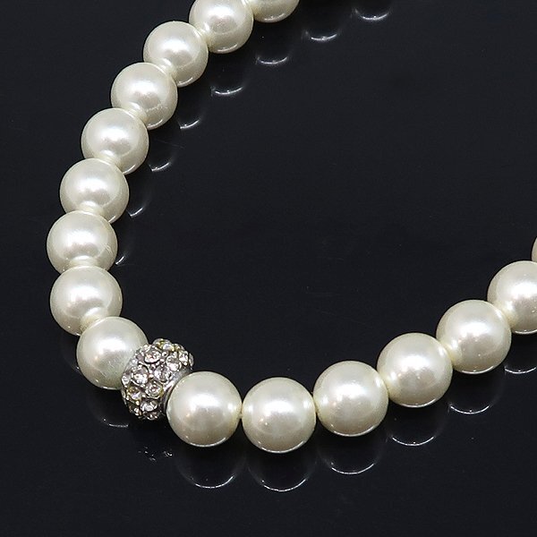 DKG★送料無料★BVA338 フェイクパール ロングネックレス フェイクパールネックレス パール連 人工真珠 真珠連 約83cm拍卖