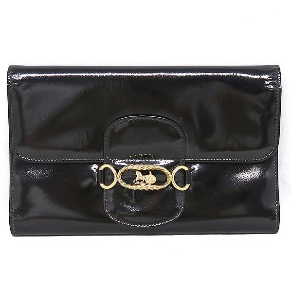 DKG★送料無料★希少 CELINE セリーヌ ホースキャリッジ 馬車金具 クラッチ 財布 バッグ クラッチバッグウォレット クラッチウォレット拍卖