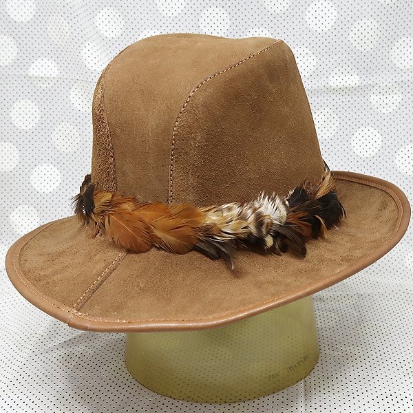 DKG★送料無料★ WINFIELD COVER COMPANY ウィンフィールド カバー カンパニー スエード レザー ウエスタン ハット ウエスタンハット拍卖