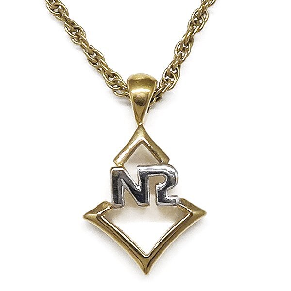DKG★送料無料★ NINA RICCI ニナリッチ NRロゴ ネックレス NR ニナリッチネックレス 42cm拍卖