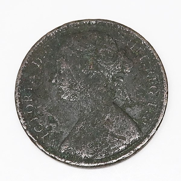 DKG★送料無料 coin677★ 外国古銭 1862年 イギリス 1ペニー 銅貨 ヴィクトリア女王 貨幣 硬貨 コイン イギリス銅貨 ヤング・ヘッド拍卖