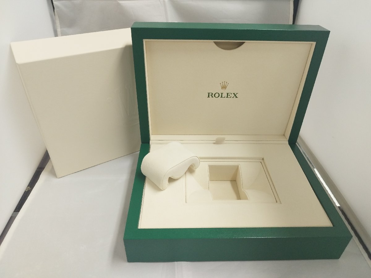 【時計王】 箱のみ ROLEX 未使用 時計ボックス XLサイズ 39143.64 プラチナモデル用 ロレックス 税別 送料無料 116506,228206等対応拍卖