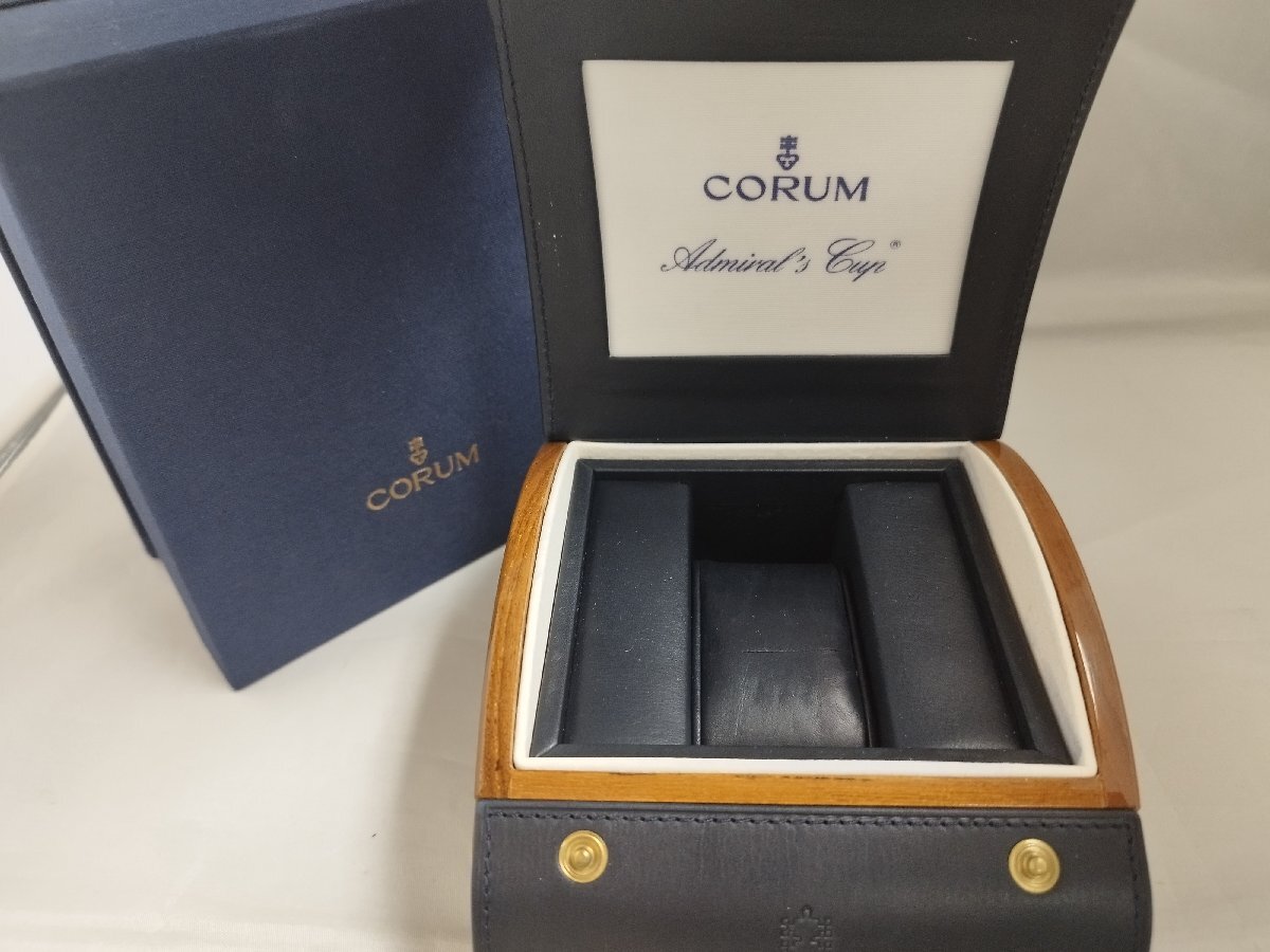 箱のみ コルム CORUM 腕時計ボックス アドミラルズカップ 未使用 長期保管品 経年劣化部分有り 税別 送料別 純正拍卖