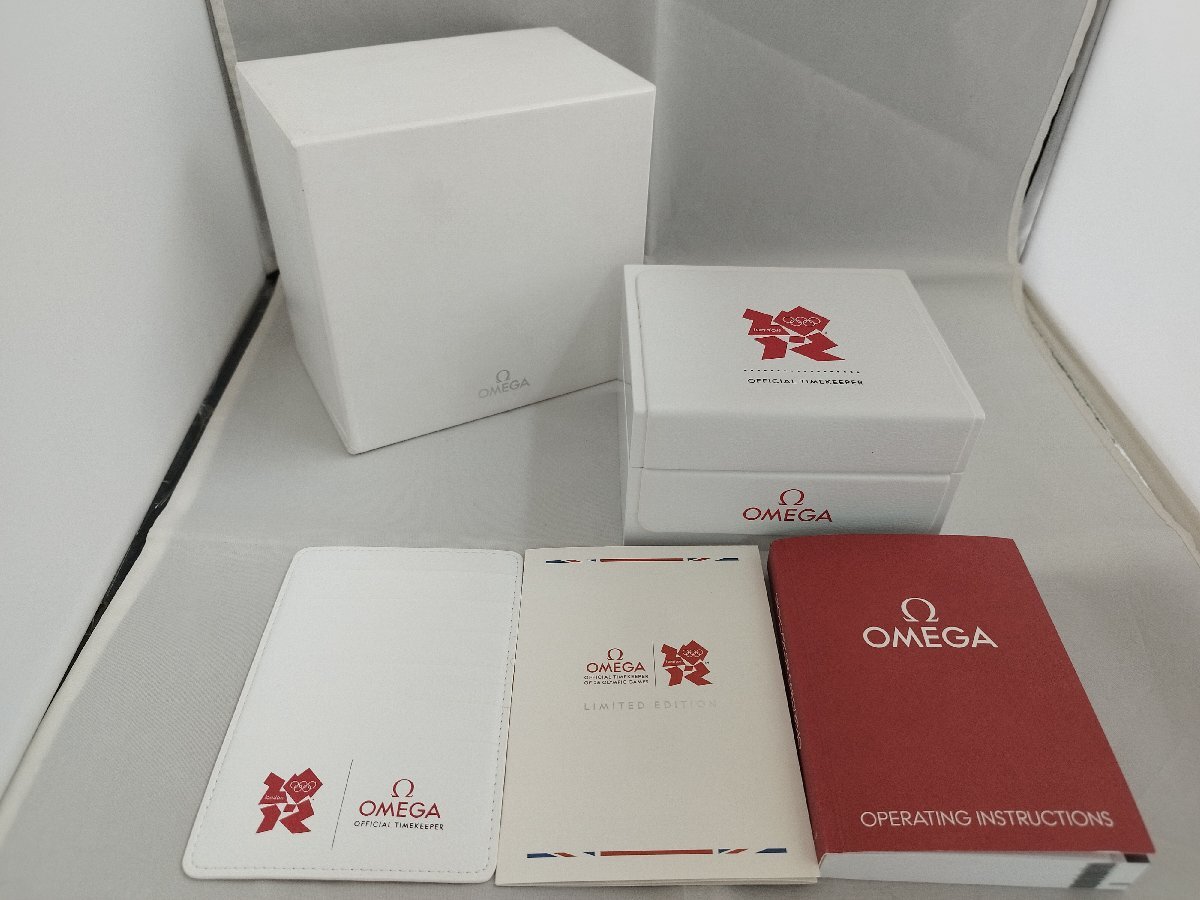 【時計王】OMEGA 純正スペシャルボックス シーマスター1948 ロンドン五輪2012限定 SP8030 限定ナンバー入り冊子付 税別 送料別拍卖