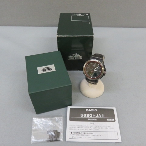 RKO404★CASIO/カシオ PRO TREK タフソーラー PRW-50YT ★A拍卖