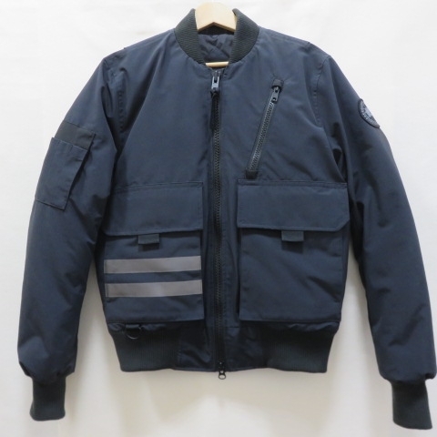 YSS6267★CANADA GOOSE/カナダグース KIRKFIELD BOMER BLACK LABEL ダウンジャケット ブルゾン 濃グレー XSサイズ★A拍卖