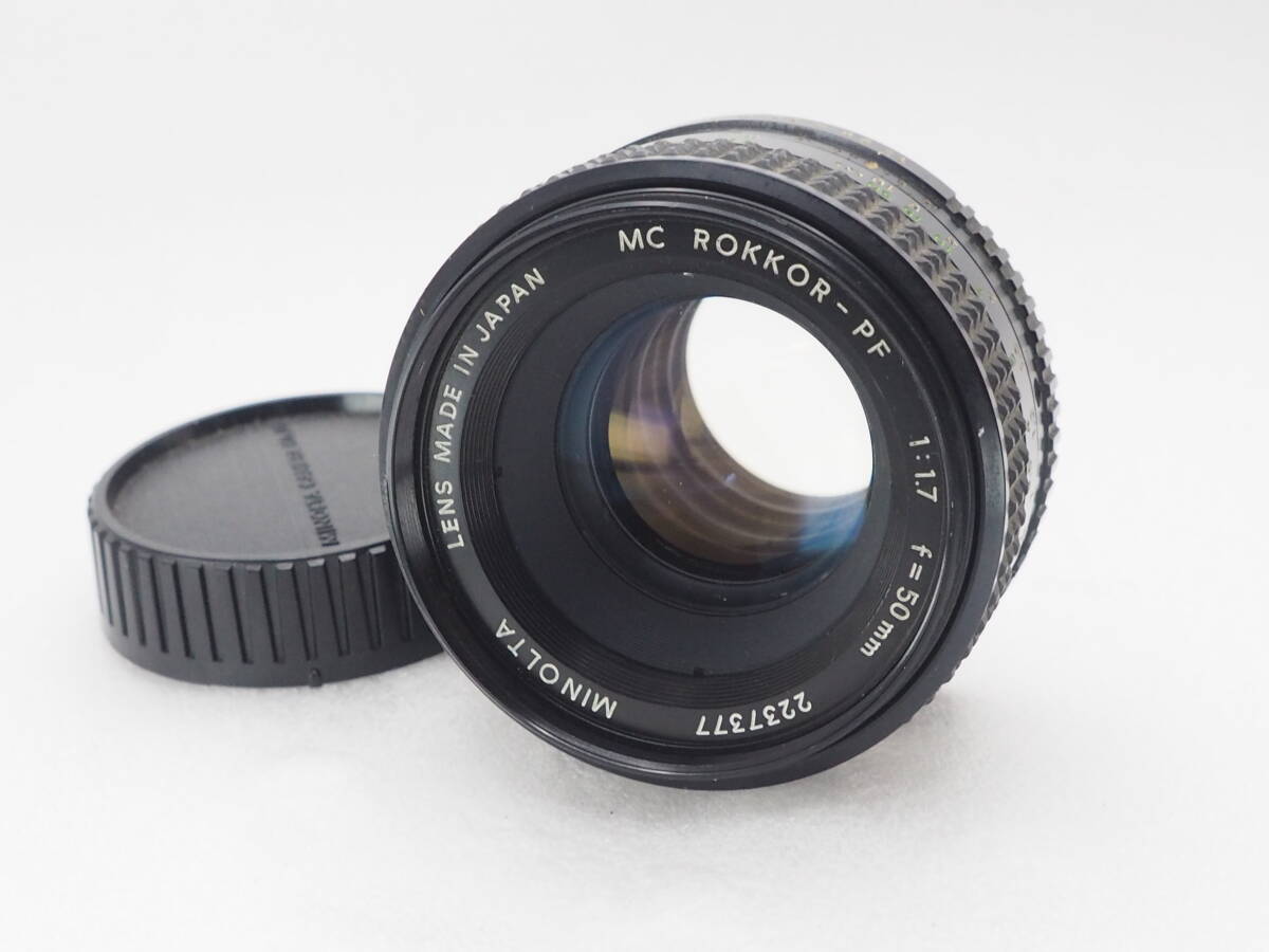 ★実用品★MINOLTA ミノルタ MC ROKKOR-PF 50mm F1.7 #M029拍卖