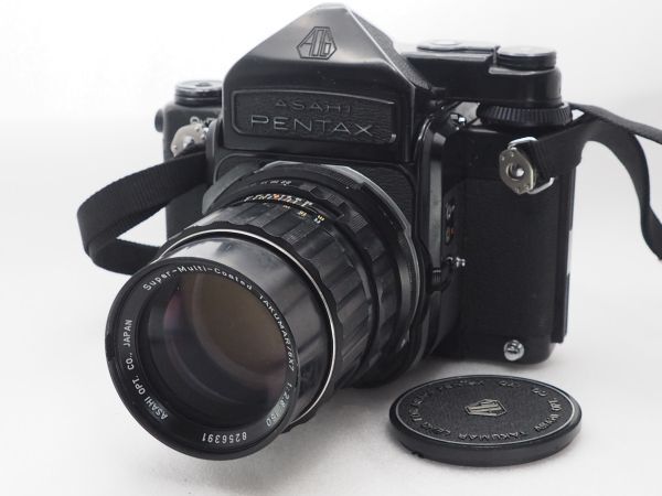 ★訳あり特価★ PENTAX ペンタックス 6x7 + Super-Multi-Coated TAKUMAR / 6x7 150mm F2.8 ★動作不良★ k58拍卖