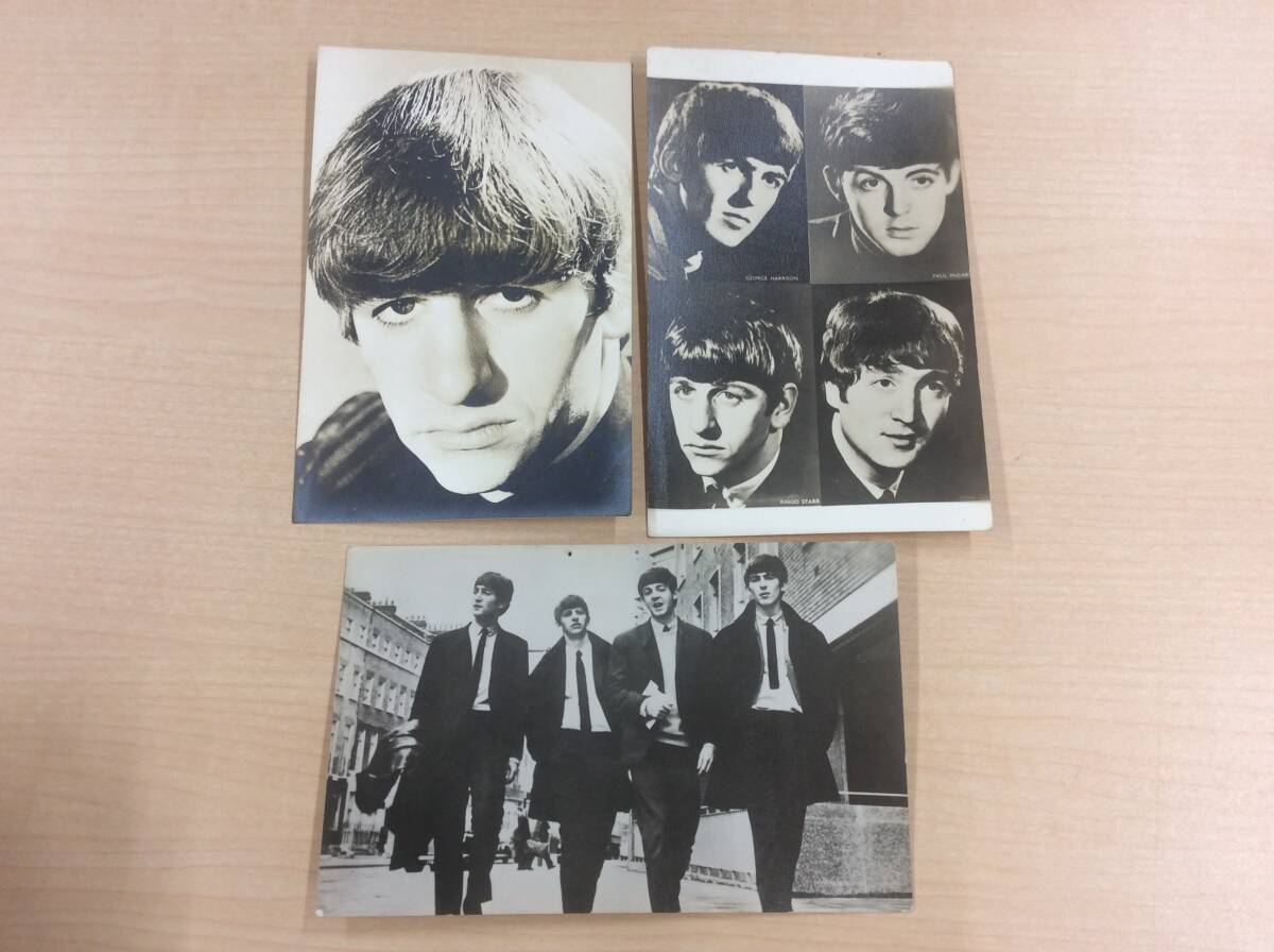 ビートルズ☆映画☆プロマイドセットその7☆1965~66年☆日本製☆当時物☆3枚組☆日本通信販売センター☆スタアフレンド☆カタログコピー付拍卖