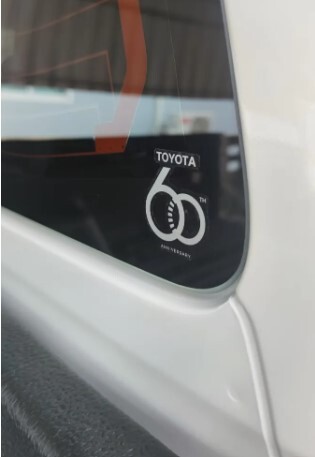 TOYOTA 60周年 アニバーサリー 記念ステッカー 正規品 60th トヨタ タイランド 純正 ハイエース グランエース ハイラックス 小拍卖