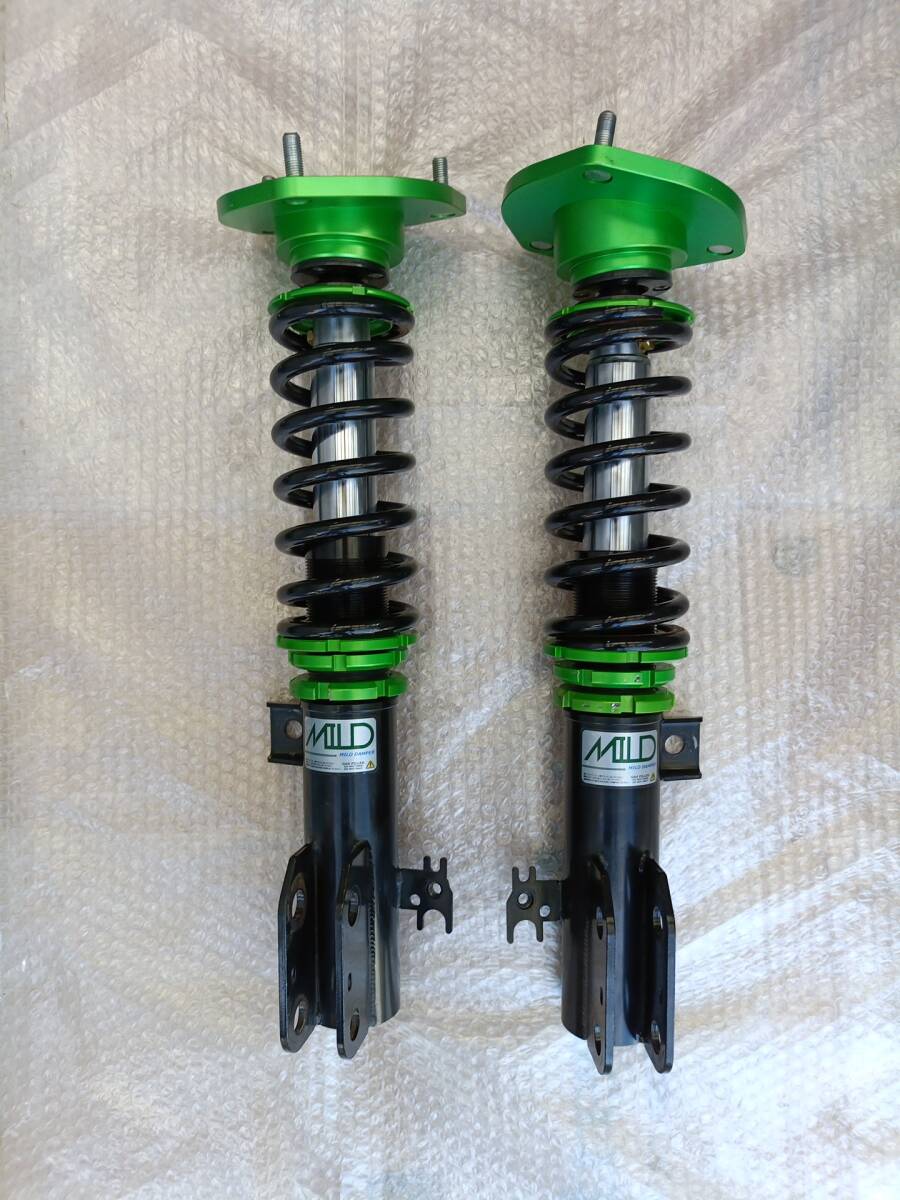 良品 マイルドダンパー製 トヨタ ANH10/15 アルファード / 30 エスティマ フルタップ フロント 車高調 倒立拍卖