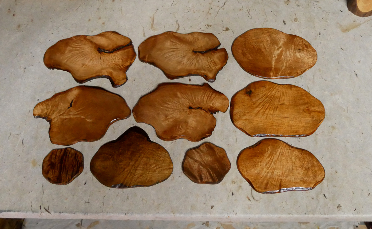 【飛騨の杢工房】カエデ自然木 地板 10枚 (No.9061)拍卖