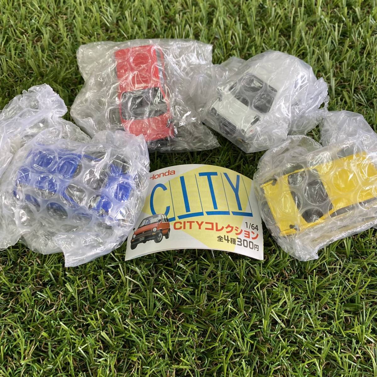 【即決・送料無料】1/64 Honda CITY コレクション 全4種コンプセット / シティ アオシマ 青島拍卖