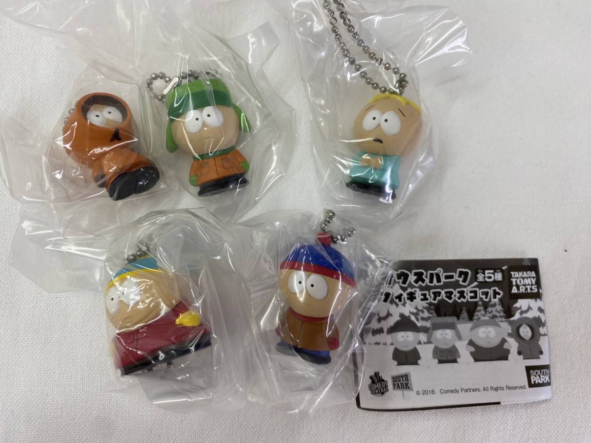 【即決・送料無料】在庫限り!サウスパーク フィギュアマスコット 全5種コンプセット / SOUTHPARK ガチャ 2016年 Y2拍卖
