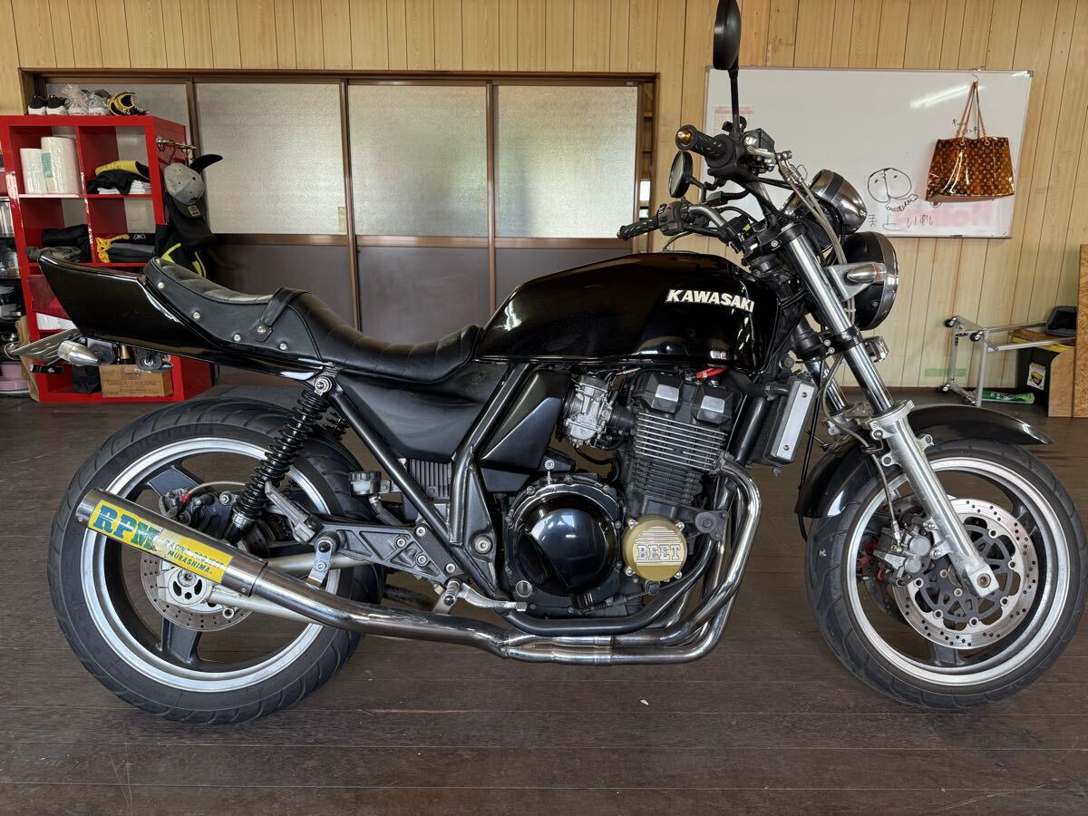 カワサキ Kawasaki ZRX ZRX1型 車検付!! 実働 セル一始動 RPM管 カスタム車両 始動動画あり タイヤバリ溝 拍卖
