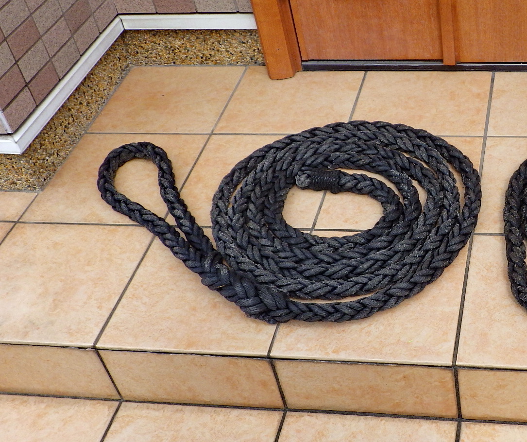 大型船用 もやいロープ 係船ロープ ポリロープ 6m 太さ約 30㎜ 係船用 ロープ 拍卖